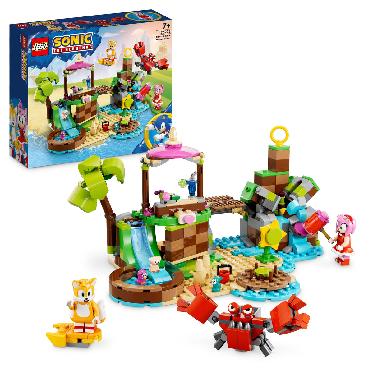 76992 LEGO Sonic Lisola del soccorso animale di Amy