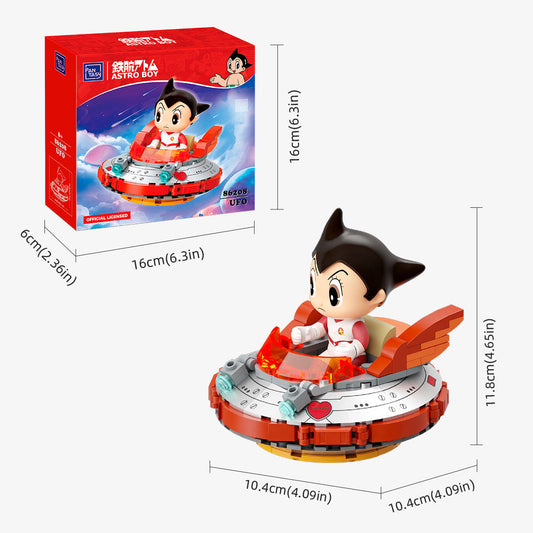 86208 Pantasy Astro Boy Fantastic Car UFO Set di Mattoncini da Collezione