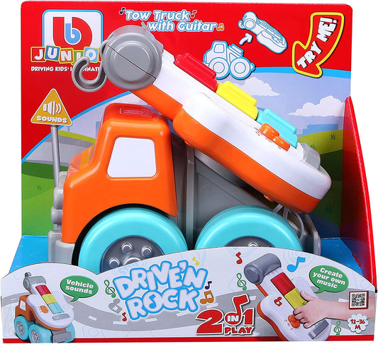 924260.006 - Bburago Junior - Tow Truck with Guitar, guida e suona