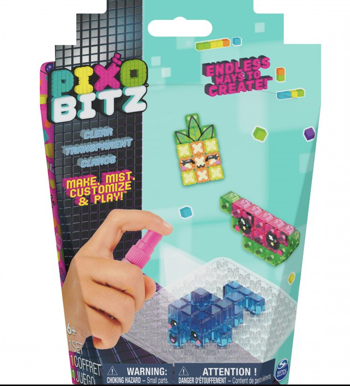 6064693 SPIN MASTER - PIXOBITZ - Kit Trasparente perline creative