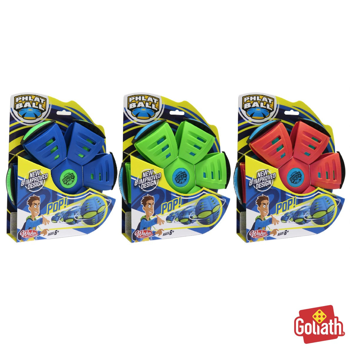 926050.001 GOLIATH - GOLIATH - Display Phlat Ball - 36 pezzi colori assortiti -