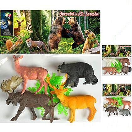 51028 Ginmar - Bustina con animali - Incontri nella foresta