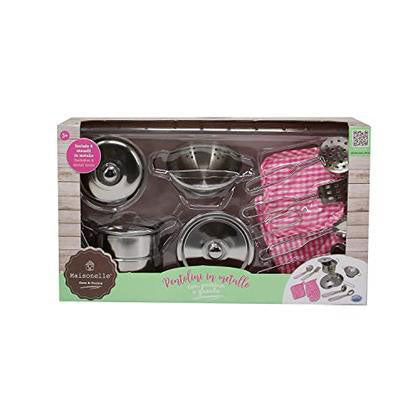 44027 ODS - MAISONELLE - SET PENTOLINI IN METALLO 12 PZ