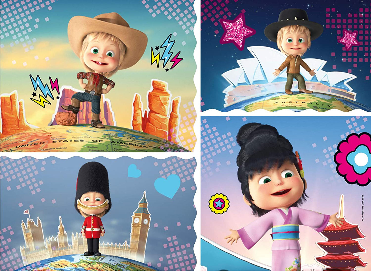 86085 - LISCIANI - MASHA PUZZLE MAXIFLOOR 24 FANTASTICO!