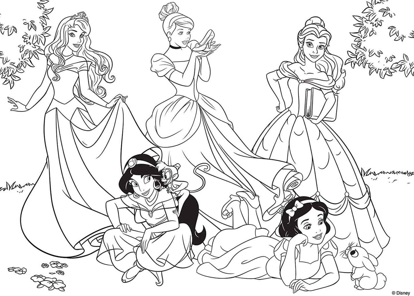 74174 - LISCIANI - DISNEY PUZZLE DF MAXI FLOOR 108 PRINCESS - PRINCESS FOREVER