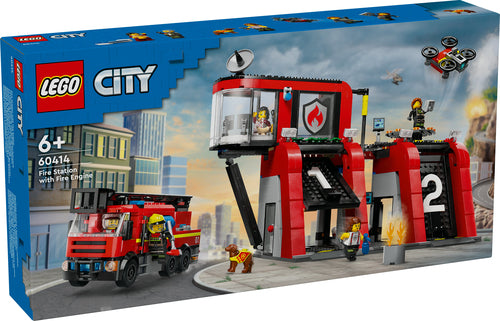 60414 LEGO City Fire Caserma dei pompieri e autopompa