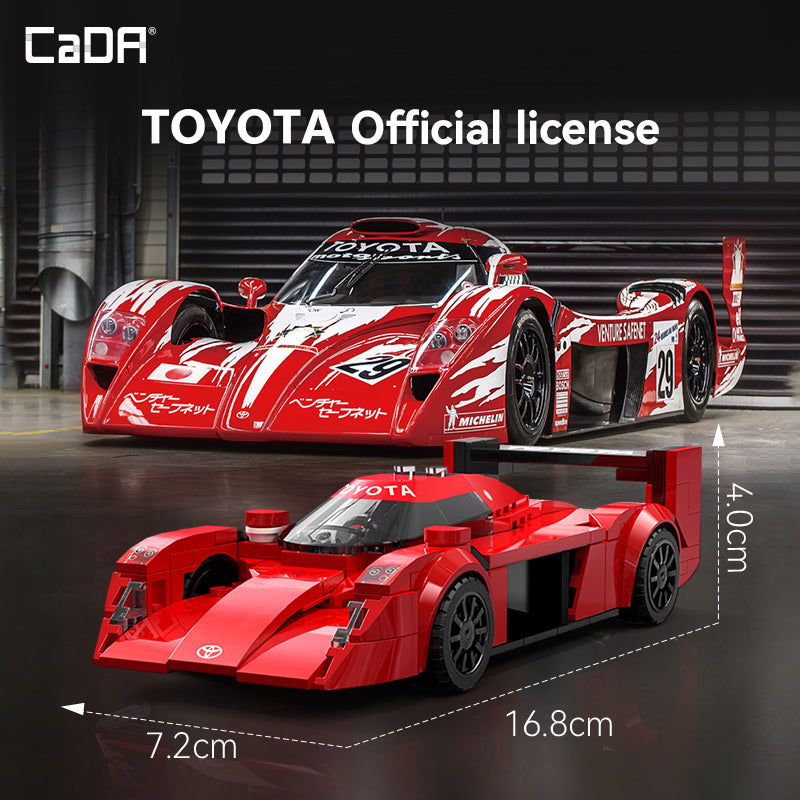 C55040W CaDA Toyota GT-One Auto da Corsa da Costruire 318 Pezzi Scala 1:24