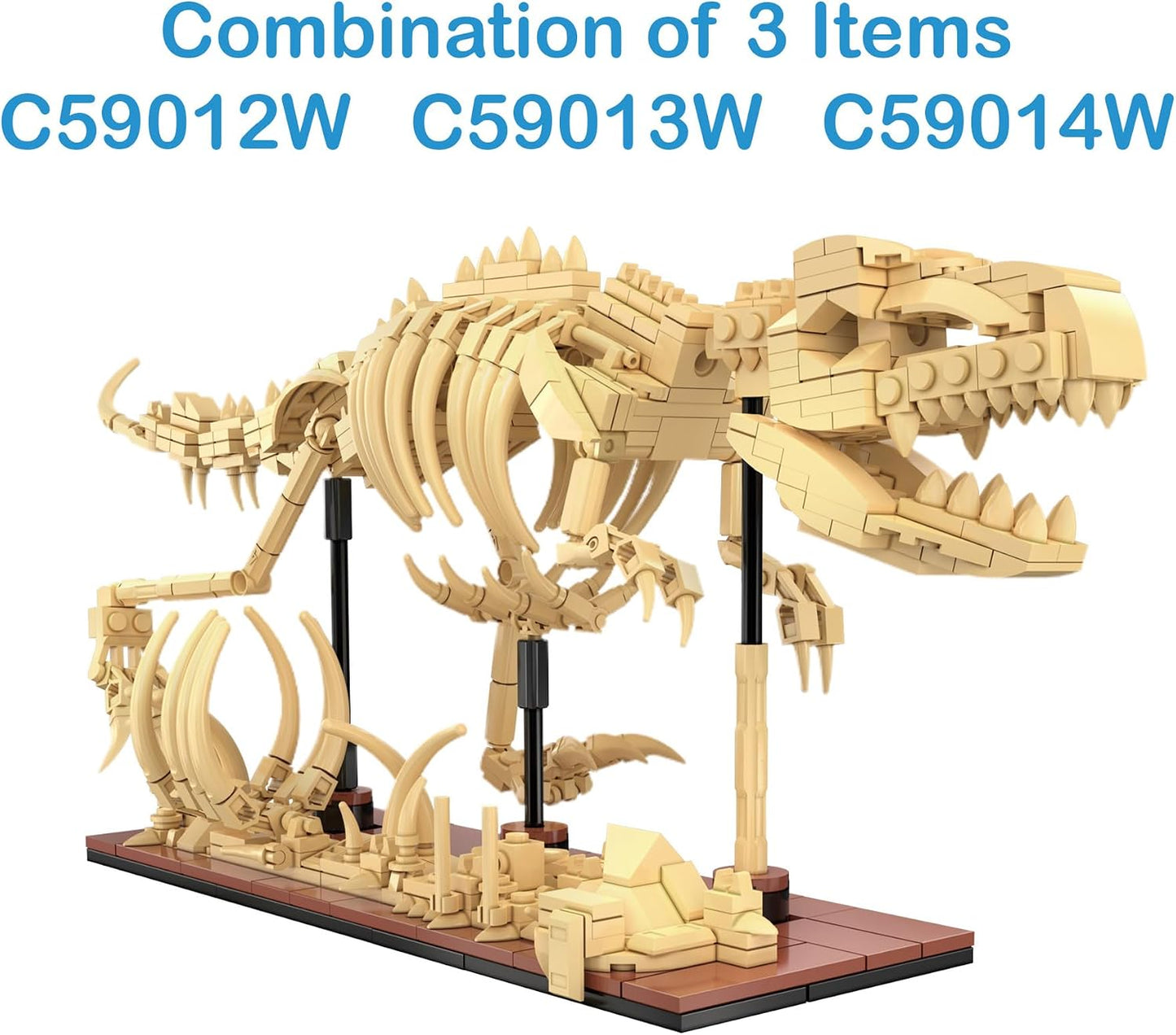 C59013 Cada - Dinosaur Fossils - Triceratops - 272 pcs