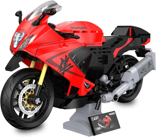 DBLC62051W CaDA Suzuki Hayabusa 1:12 Moto da Costruire 299 Pezzi
