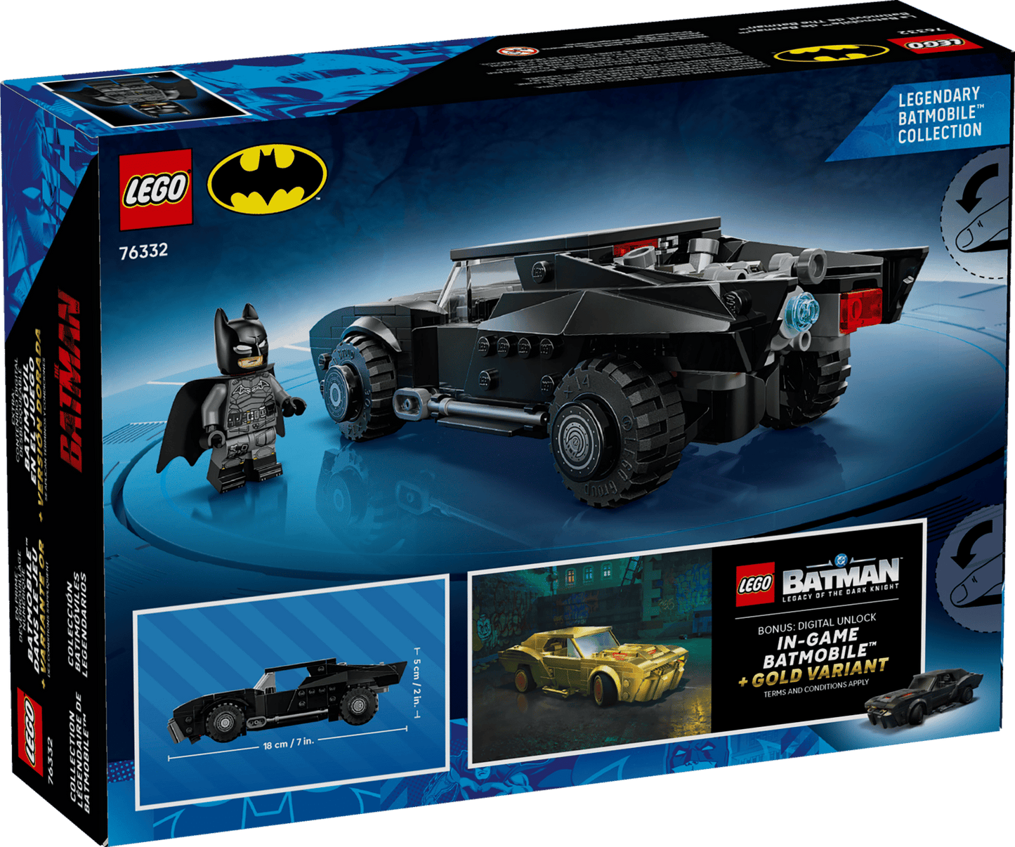 76332 Lego DC Super Heroes Batmobile di Batman