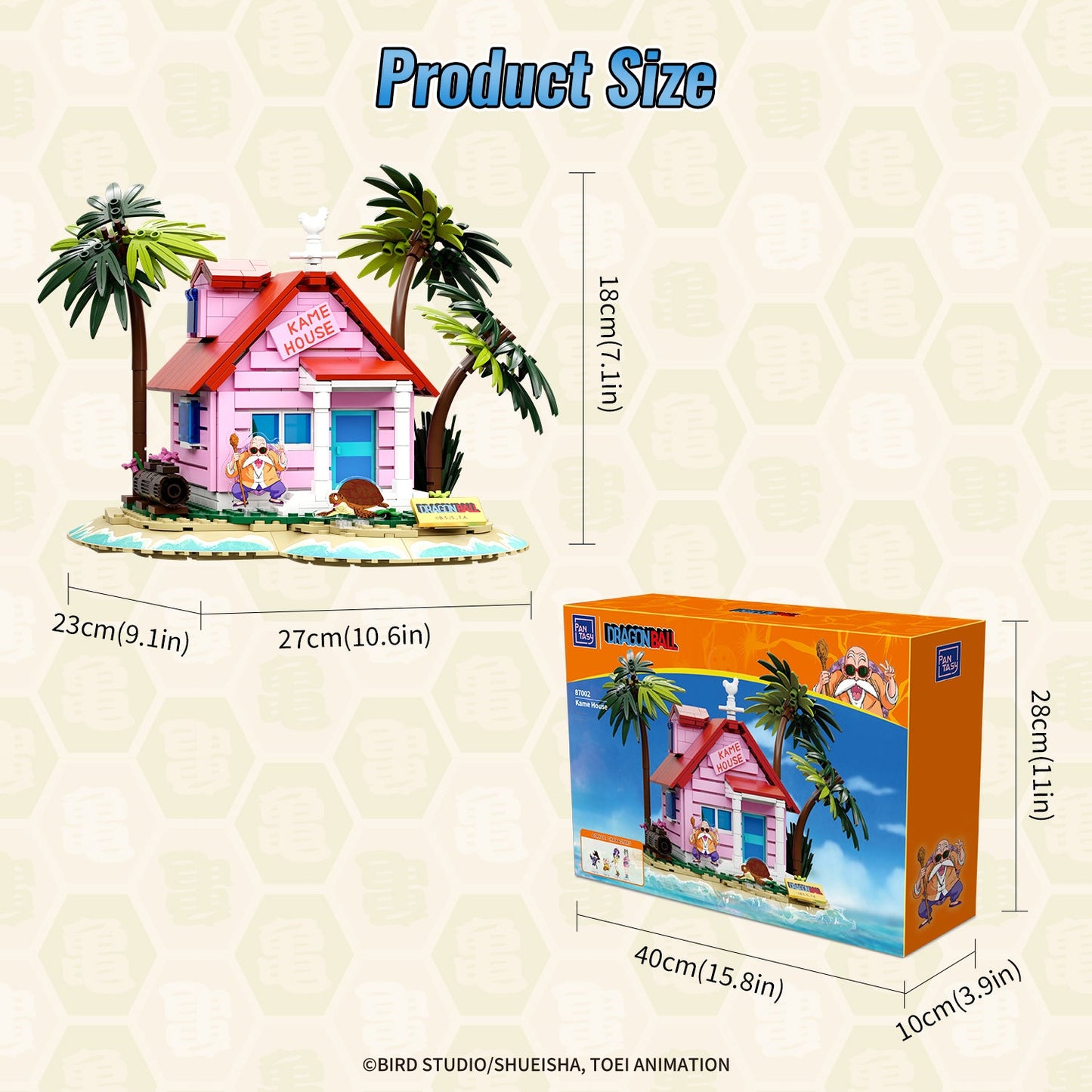 PANTASY set di mattoncini collezione Dragon Ball: Kame House