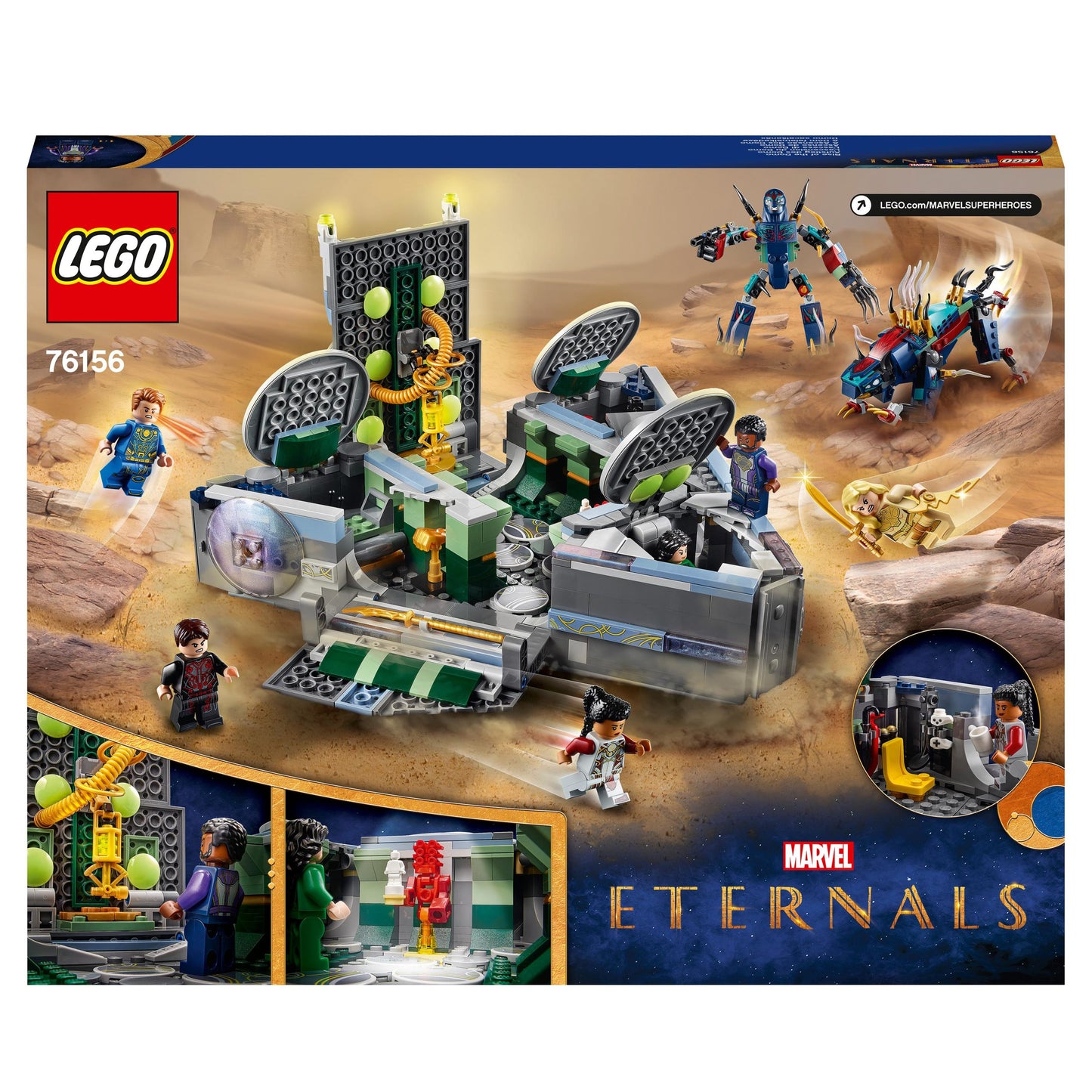 76156 LEGO® Super Heroes Marvels - ETERNALS Ascesa di Domo