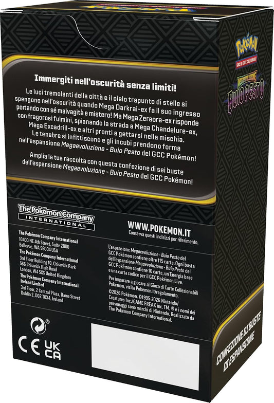 PK10422-I Gamevision Pokemon m5 buio pesto bundle 6 buste 2026