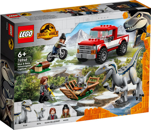 76946 LEGO Jurassic World - La cattura dei Velociraptor Blue e Beta