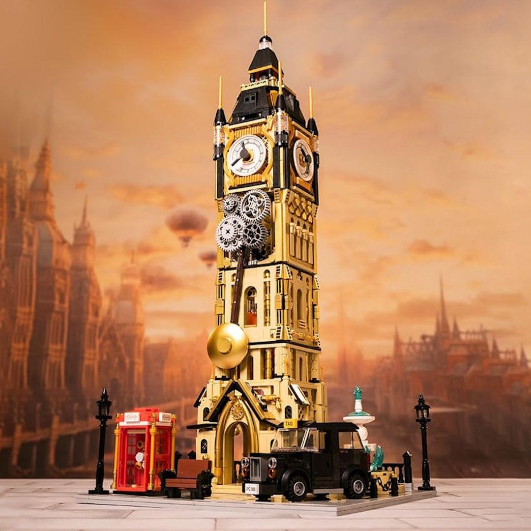85008 Pantasy Steampunk Bell Tower Torre dell’Orologio Set Costruzioni