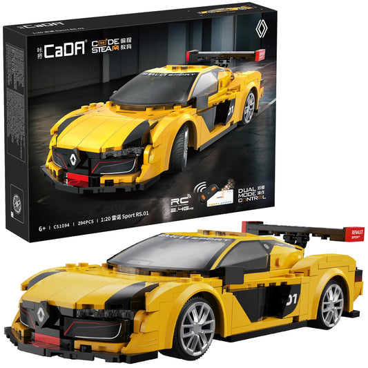 C51094W CaDA Renault Sport RS.01 Auto RC da Costruire 294 Pezzi Scala 1:20