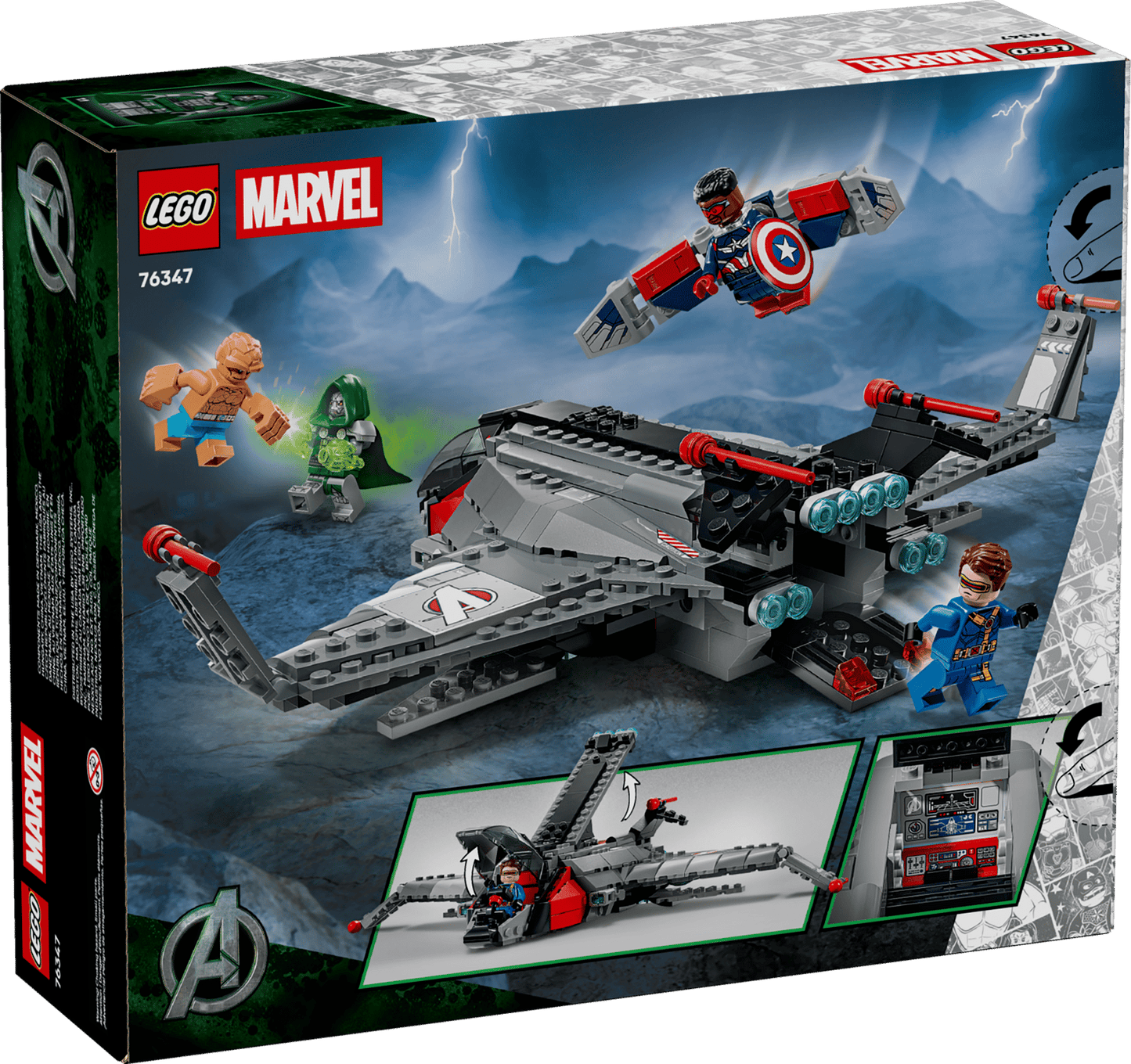 76347 Lego Marvel super Heroes Avengers: Doomsday Quinjet