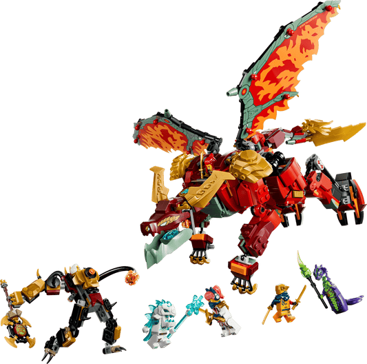 71868 Lego Ninjago Mech drago mutaforma di Wyldfyre