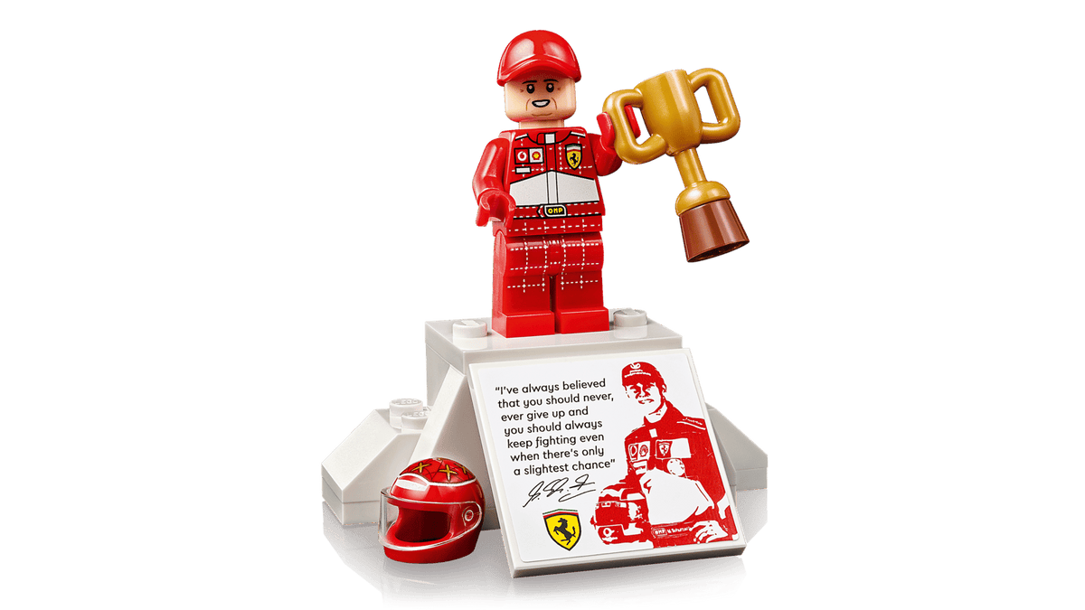 11375 LEGO® Icons Ferrari F2004 e Michael Schumacher Set F1