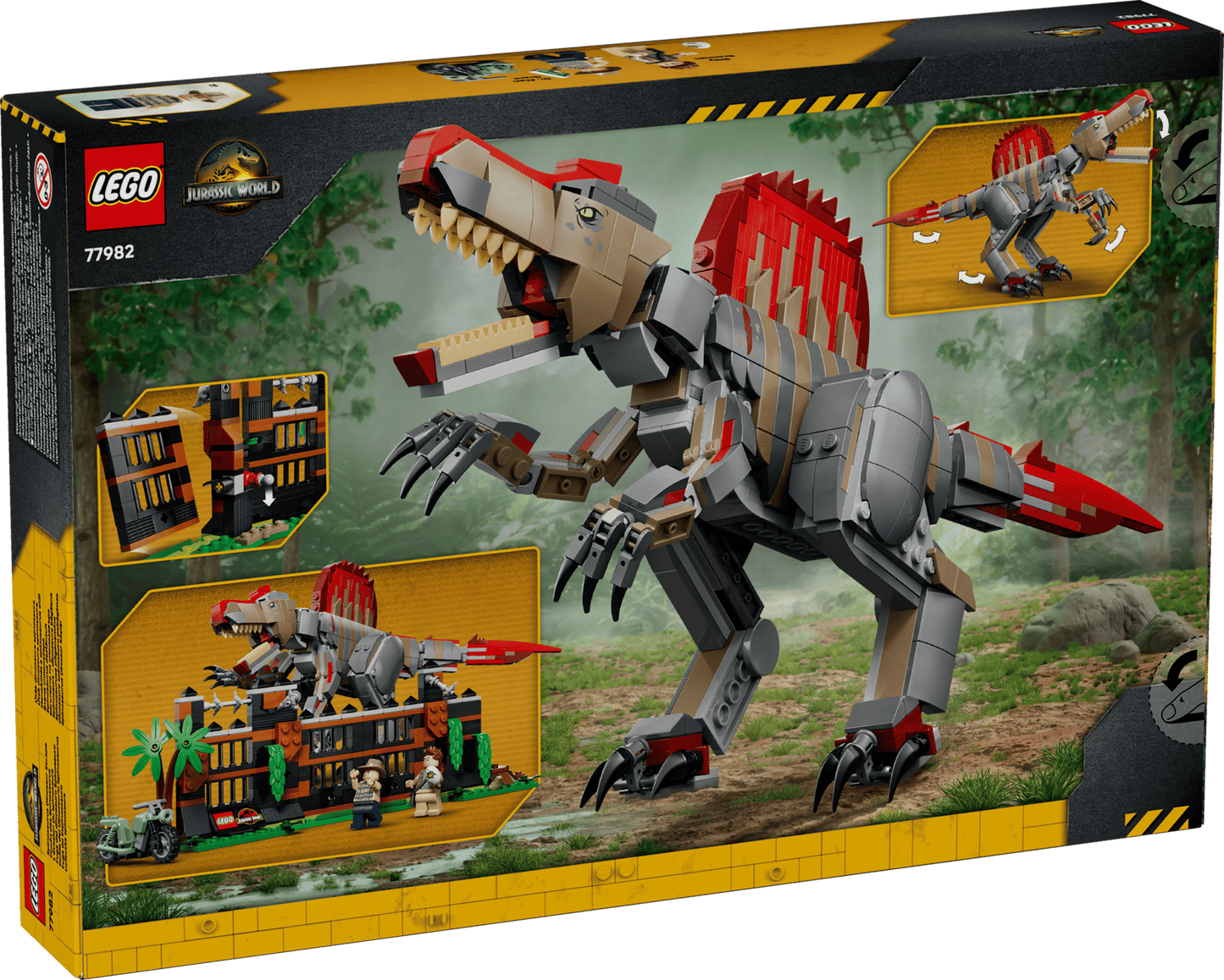 77982 Lego Jurassic World Fuga dal dinosauro Spinosauro