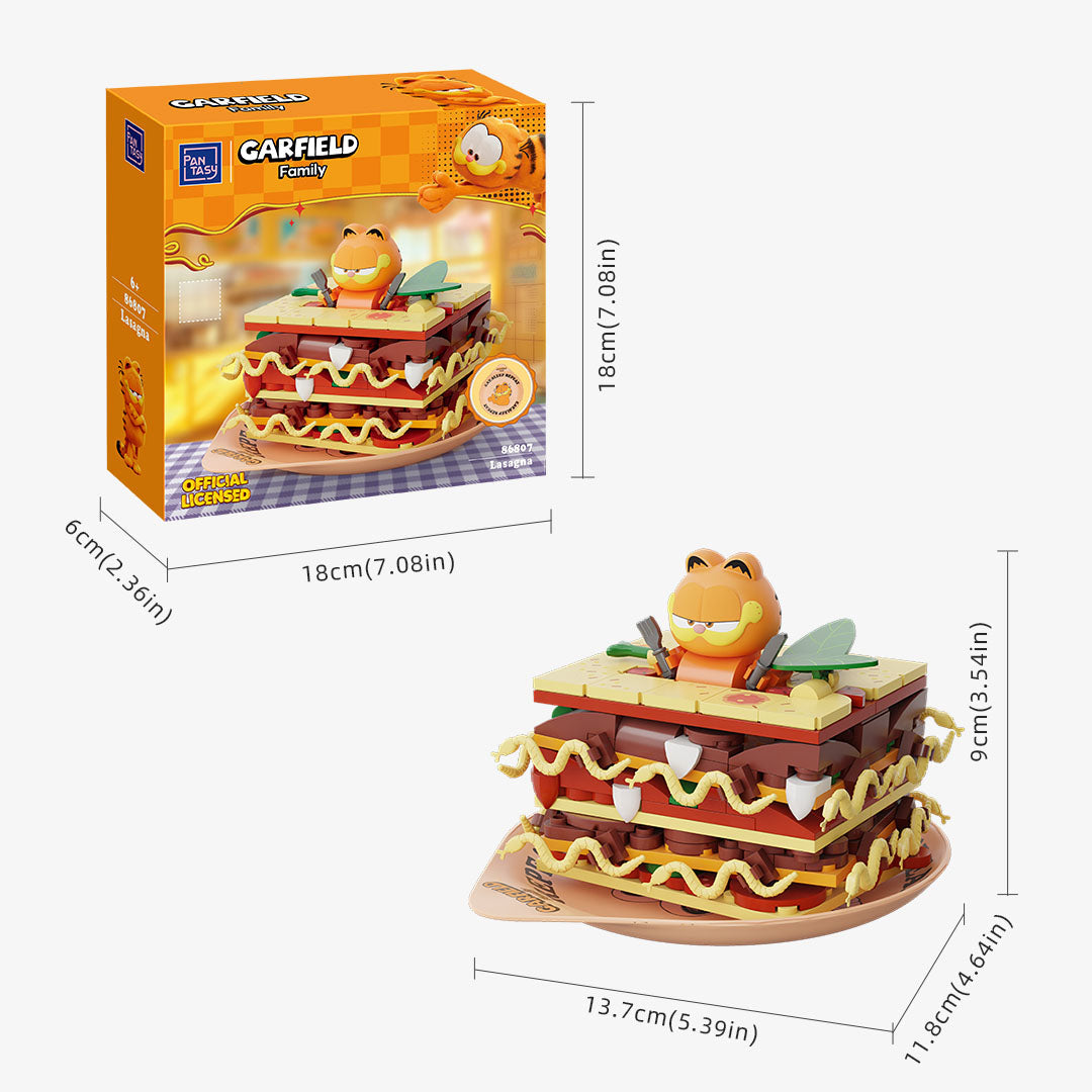 86807 Pantasy Garfield Lasagna Foodie Series Set Costruzioni Garfield