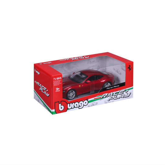 18-26029 Bburago Ferrari Race&Play - Ferrari Roma, rossa - Scala 1:24