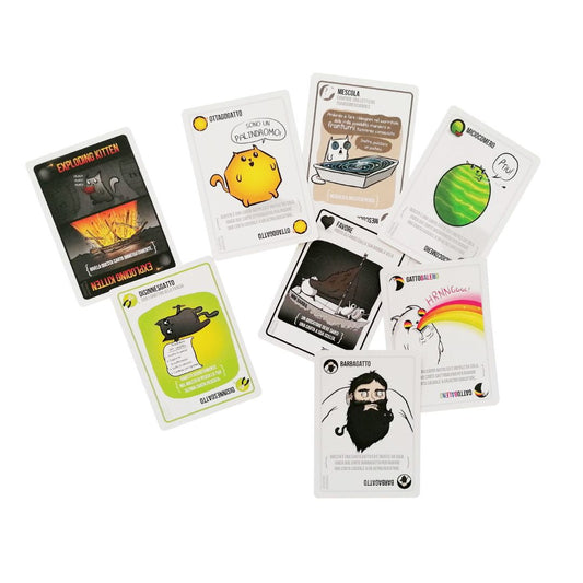 8615 Asmodee Exploding Kittens Gioco da Tavolo Edizione Italiana Divertente