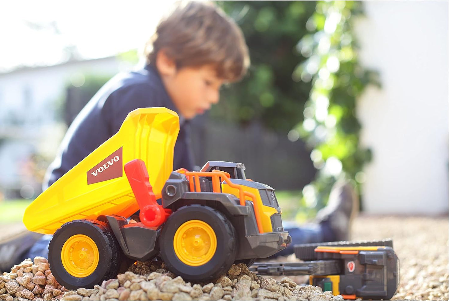203725004 Dickie toys Volvo Camion , rileva il peso, luci e suoni 30 cm