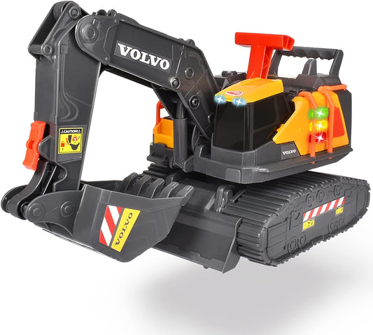 203725006 Dickie toys Volvo Escavatore cm. 30, rileva il peso, luci e suoni