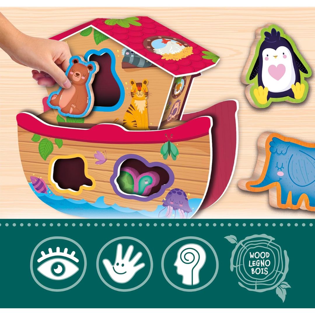 96893 Lisciani - Giochi Montessori: Animal Fun - Puzzle 3D