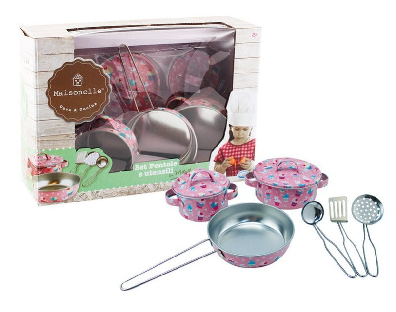 ODS 33347 Maisonelle Set Pentole in metallo gioco cucina