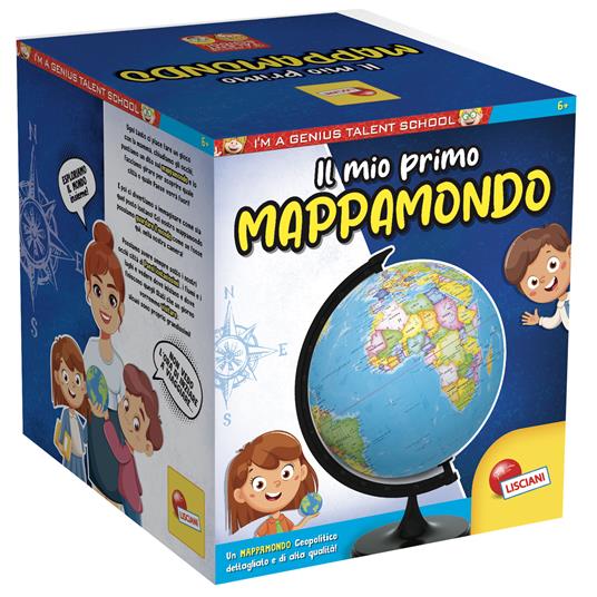 100095 - LISCIANI - I'M A GENIUS IL MIO PRIMO MAPPAMONDO
