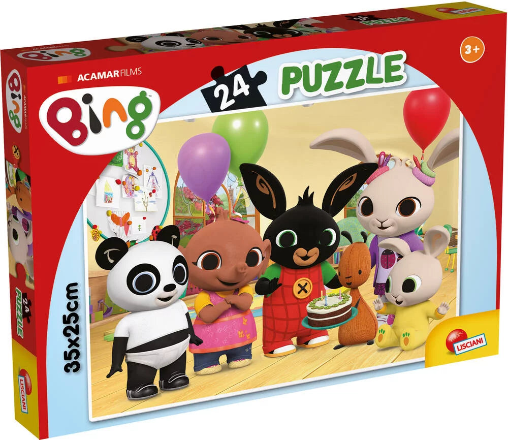 99429 - LISCIANI - BING PUZZLE M-PLUS 24 - HAPPY BIRTHDAY!