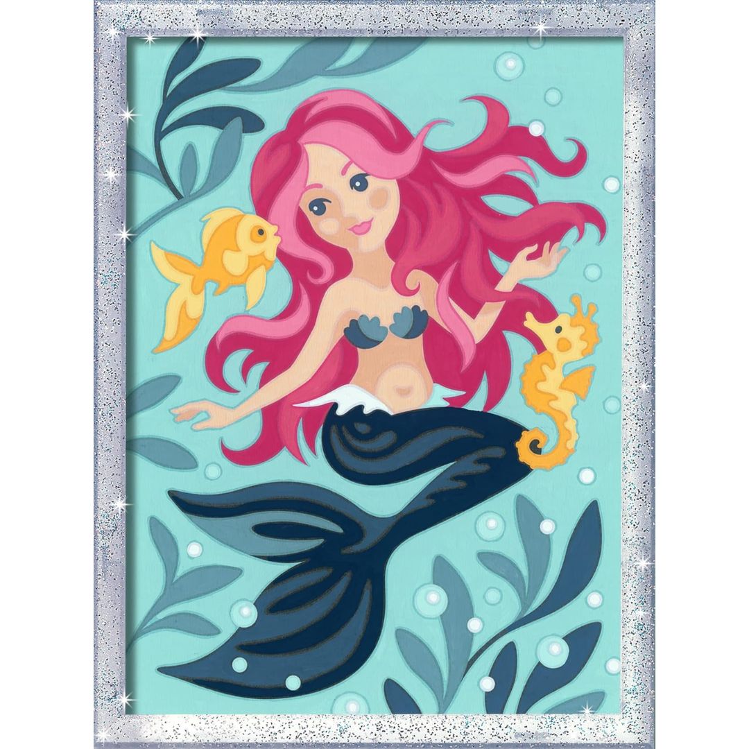 23568 Ravensburger: CreArt - Sirena con glitter - Serie D Classic