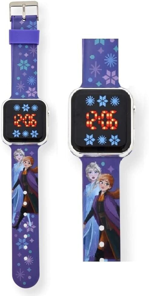 KIDFZN4733- DISNEY FROZEN - OROLOGIO LED FROZEN 2 (BATTERIE INCLUSE)