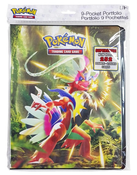Portfolio Pokémon 9 Tasche Scarlatto e Violetto Ultra Pro Album Carte Pokémon