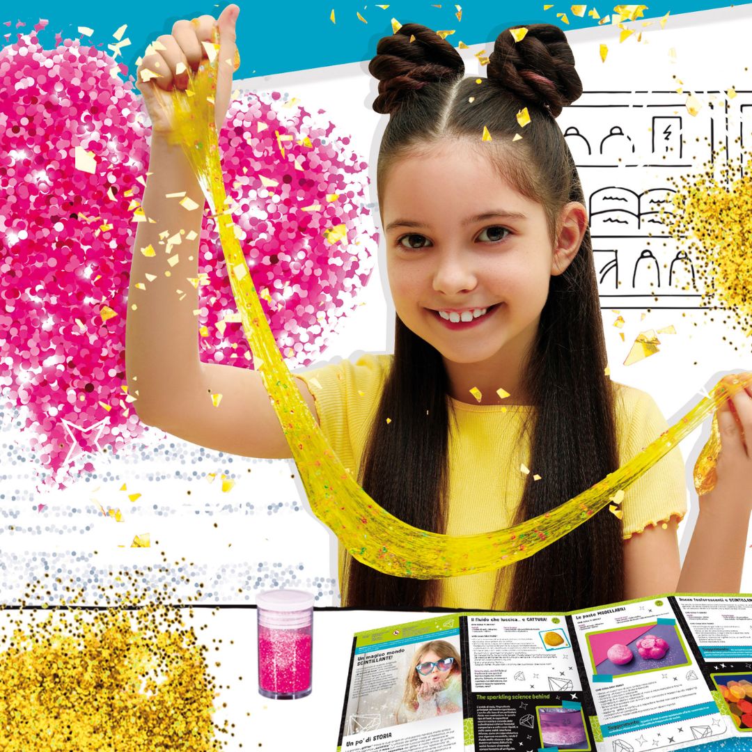 100194 Lisciani - I'm a Genius Pocket - Esperimenti con i glitter