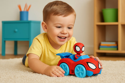 SP100100 Rei Toys Spidey Lancia ragnatele De Luxe con luci e suoni