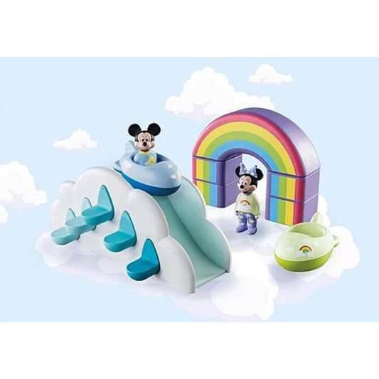 71319 Playmobil - 1.2.3 & Disney: Topolino, Minnie e la casa tra le nuvole