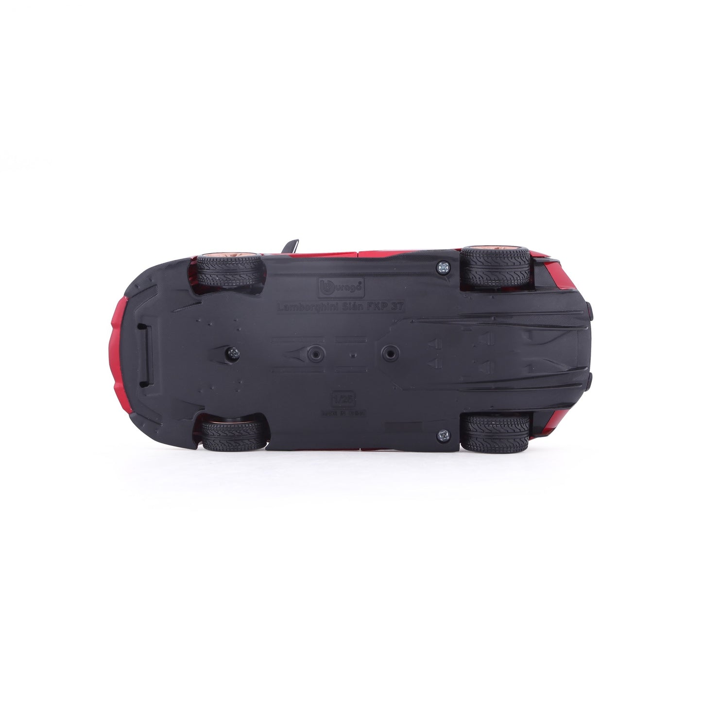 * 18-21099 RD Bburago - Lamborghini Sian FKP 37, rossa - Scala 1:24