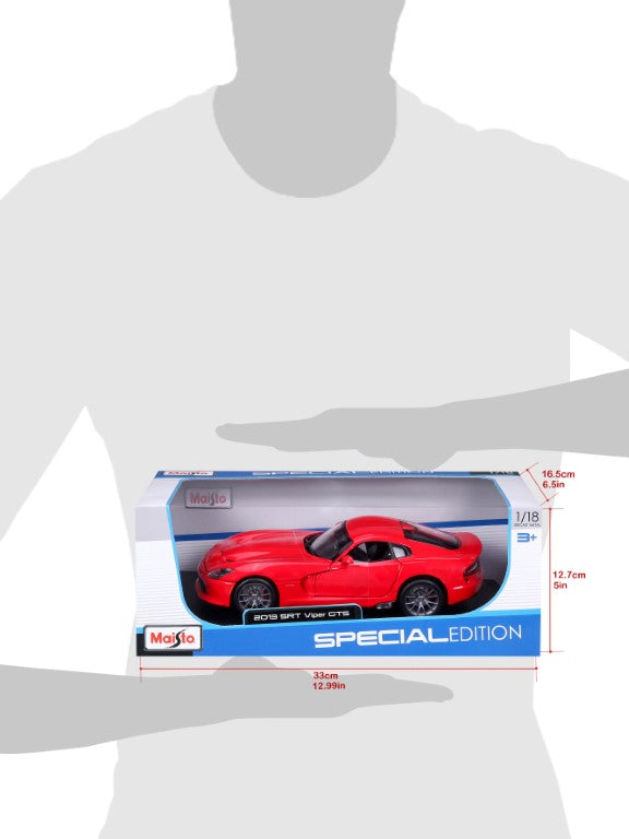 10-31128 RD Bburago Maisto - Dodge SRT Viper GTS (2013), rossa - 1:18