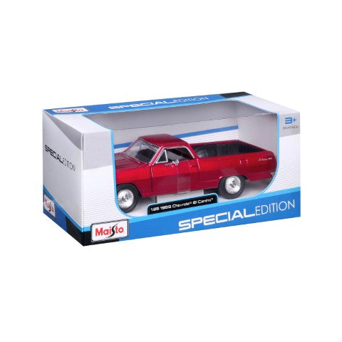 10-31977 Bburago Maisto - Chevrolet El Camino (1965), rossa - 1:25