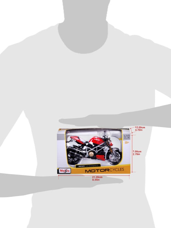 10-11024 - Bburago Maisto - 1:12 Moto - Ducati Streetfighter S 11024 - Rossa