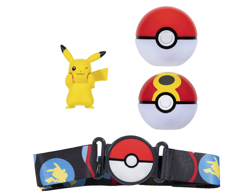 Rei Toys PK170400Pokémon Clip 'n' Go Poké Ball Set Cintura - Modello casuale