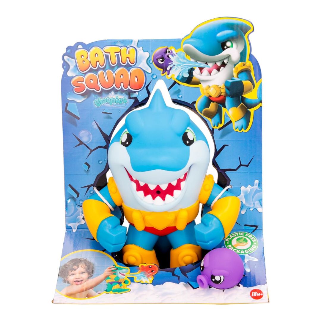 911802 IMC Toys - Bloopies: Bath Squad - Squalo Blu - Giochi per il bagnetto