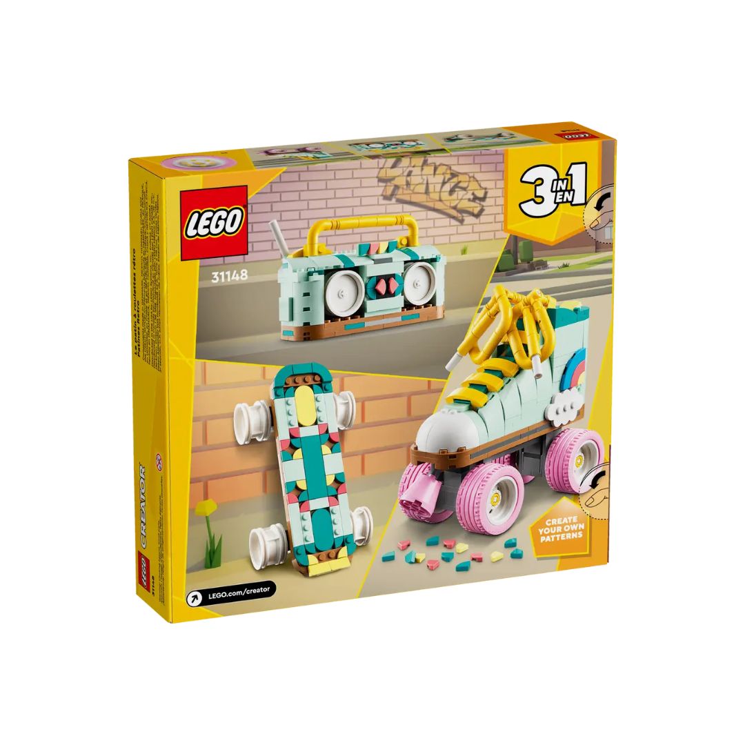 31148 LEGO Creator 3in1 - Pattini a rotelle retrò