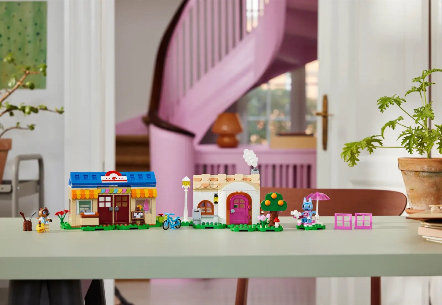 77050 LEGO Animal Crossing Bottega di Nook e casa di Grinfia