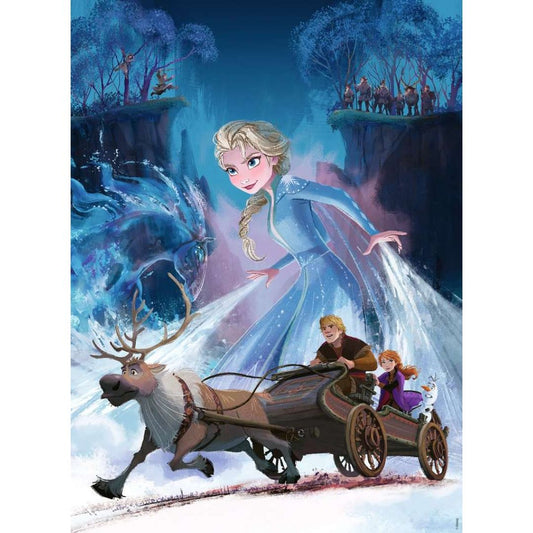 12865 Ravensburger - Fronzen: La foresta dei misteri - Puzzle XXL - 200 pezzi