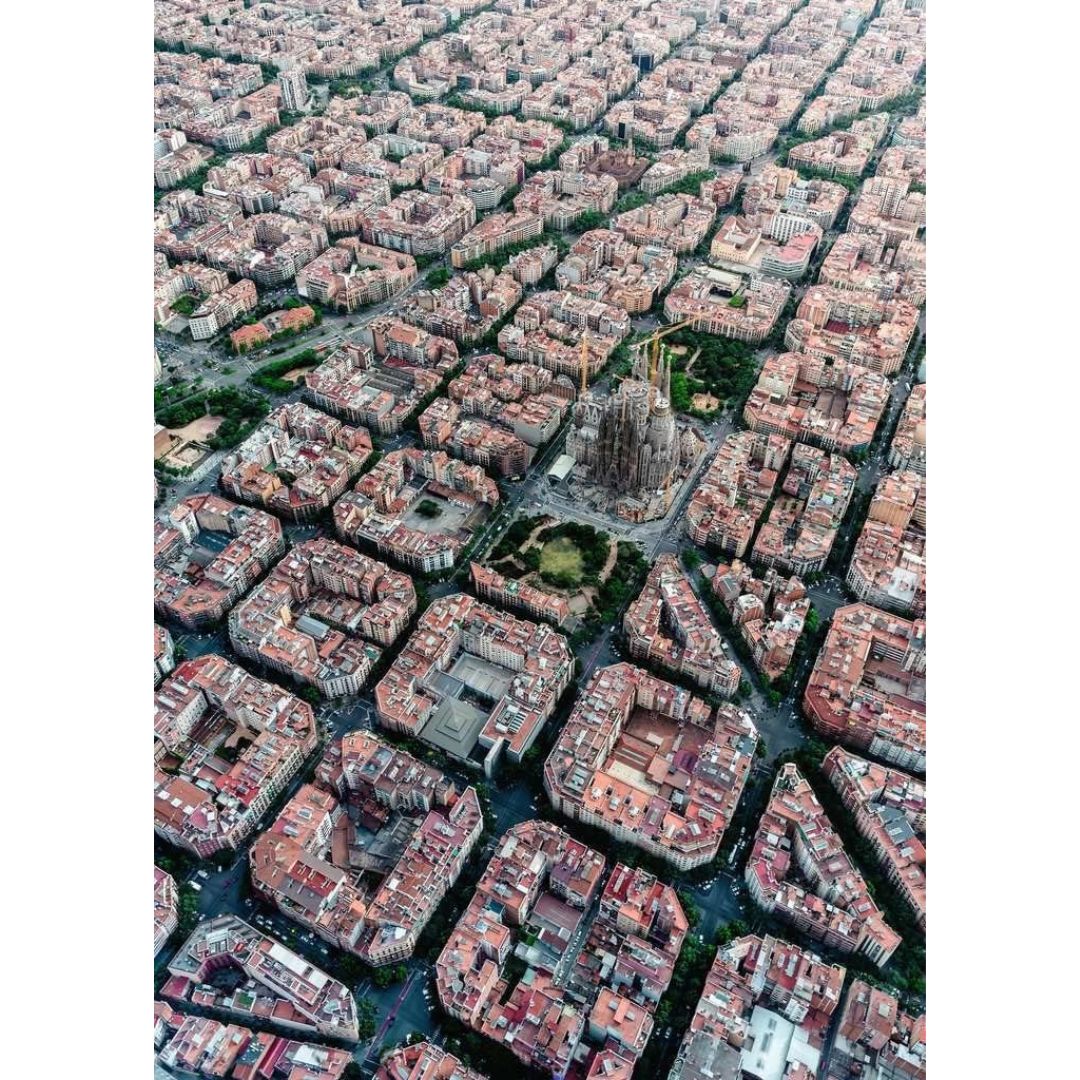 15187 Ravensburger - Barcellona vista dall'alto - Puzzle 1000 pezzi