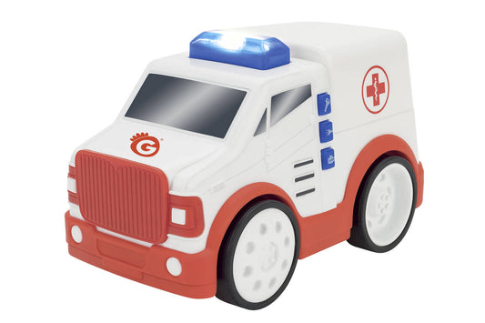 05344 Vitamina G Globo VEICOLI EMERGENZA PUSH & GO con luci e suoni TRY-ME